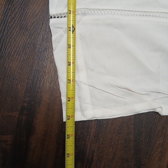 Vera Bradley Cream Wide-Leg Pants with Lace Trim - Picture 10 of 10